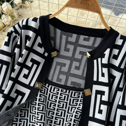 Black 3 Piece Knit Set