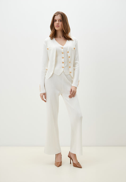 Premium Luxury Knitted Suit For Ladies