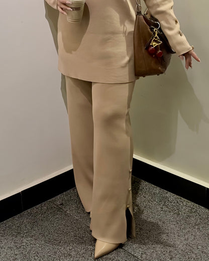 Co-Ord Set with Straight cut Trouser