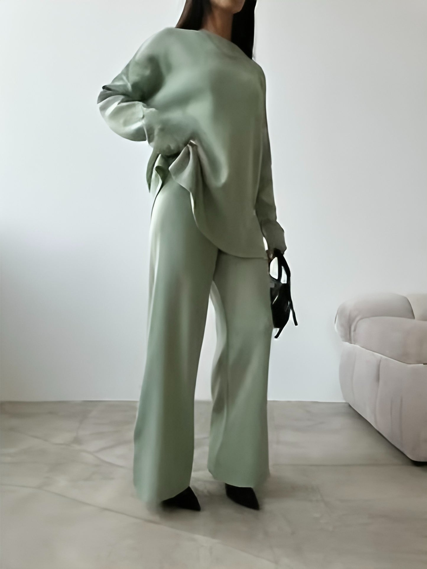 Co-Ord Set with Straight cut Trouser