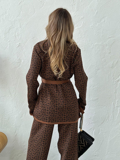 Luxe Geo Pattern Co-Ord