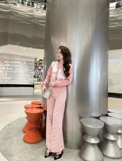 Star Knitted Two Piece Set