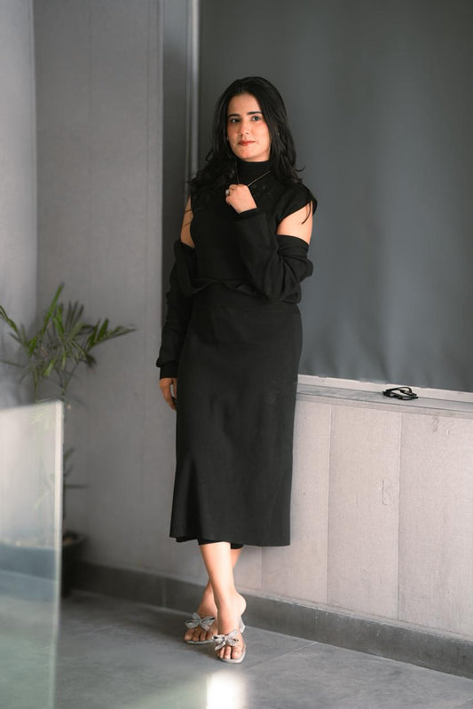 Korean Bodycon with Sweater